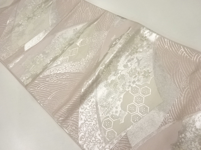 JAPANESE FUKURO OBI / WOVEN JIGAMI PATTERN